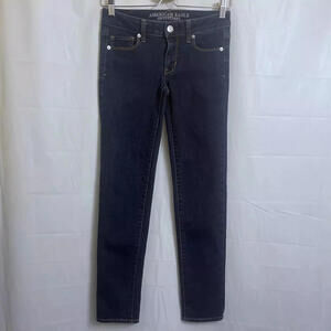 American Eagle Outfitters Skinny Jeans Women's Size 0 Blue 29 1/2" Inseam
